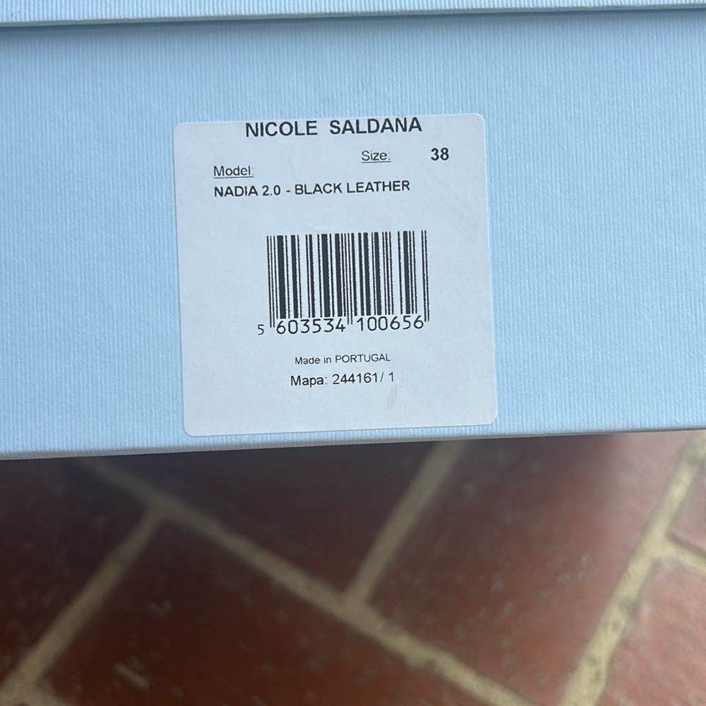 NICOLE SALDAÑA Black Nadia 2.0 Sneakers - Picture 2 of 4